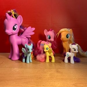 6 piece my little pony lot